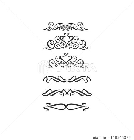 Hand drawn vector abstract outline,graphic,line vintage ornament art nouveau frame border and divider set in drawing elegant style.Elegant decoration vintage design isolated.Floral ornament border Hand drawn vector abstract outline,graphic,line vintage ornament art nouveau frame border and divider set in drawing elegant style.Elegant decoration vintage design isolated.Floral ornament border 140345075