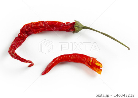 Dried Red Hot Chili Pepper Dried Red Hot Chili Pepper 140345218