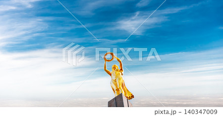 Monument of Remembrance (Gelle Fra or Golden Lady) is a war memorial in Luxembourg City 140347009