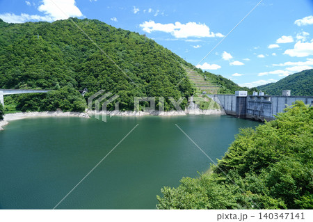 山形県_長井市_長井ダム_ながい百秋湖 山形県_長井市_長井ダム_ながい百秋湖 140347141