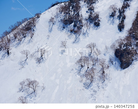 観光名所立山黒部アルペンルートの大観峰から見たアルプス連峰の雪景色 観光名所立山黒部アルペンルートの大観峰から見たアルプス連峰の雪景色 140347258