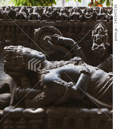Carved Fragment of Reclining Vishnu Carved Fragment of Reclining Vishnu 140347536