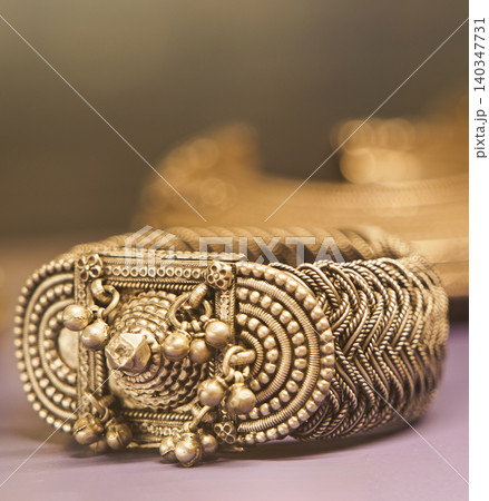 Feet Ornaments Or Padbhushane. Ancient Splendor, Wealth And Elegance. Jewellery Functioned As Symbols Of Rank, Position, And As Articles Of Faith And Protection. Guardian Deities 140347731