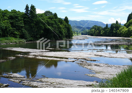 山形県_白鷹町_最上川 山形県_白鷹町_最上川 140347909