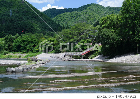 山形県_白鷹町_最上川 山形県_白鷹町_最上川 140347912