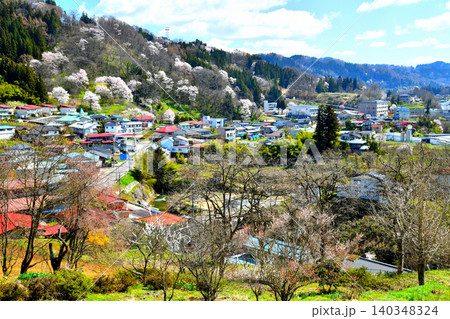 小川村中心街を望む(長野県小川村)【2026.4】 小川村中心街を望む(長野県小川村)【2026.4】 140348324