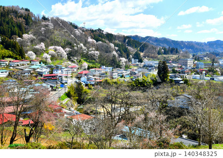 小川村中心街を望む(長野県小川村)【2026.4】 小川村中心街を望む(長野県小川村)【2026.4】 140348325