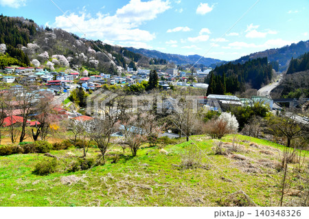 小川村中心街を望む(長野県小川村)【2026.4】 小川村中心街を望む(長野県小川村)【2026.4】 140348326