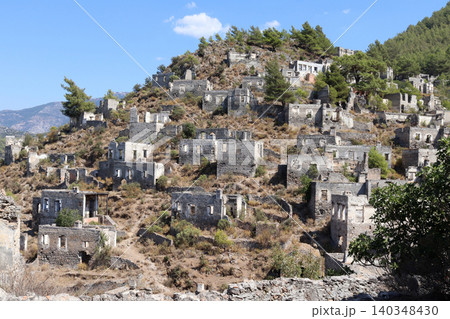 Abandoned village in Turkey. Fethiye Kayakoy Abandoned village in Turkey. Fethiye Kayakoy 140348430