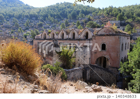 Abandoned village in Turkey. Fethiye Kayakoy Abandoned village in Turkey. Fethiye Kayakoy 140348633