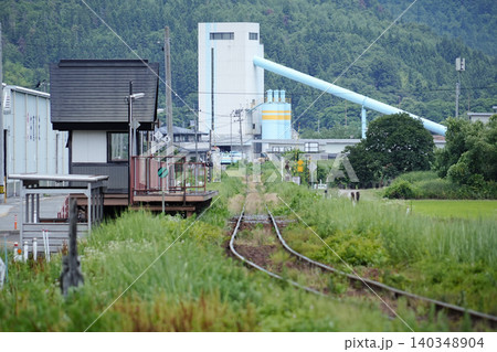 山形県_白鷹町_フラワー長井線_四季の郷駅 山形県_白鷹町_フラワー長井線_四季の郷駅 140348904