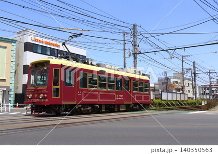 ［SA］東京さくらトラム／都電荒川線7700形（えんじ色） 140350563