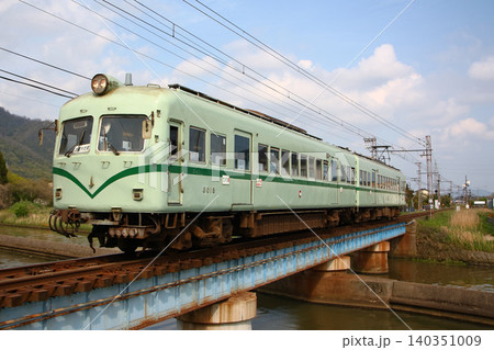 一畑電鉄3000系電車(南海電車カラー) 一畑電鉄3000系電車(南海電車カラー) 140351009