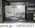 Better Homes and Garden floor lamp in a box closeup Better Homes and Garden floor lamp in a box closeup 140352025