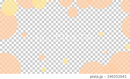 Bubble dot frame, orange squash color (transparent) Bubble dot frame, orange squash color (transparent) 140352041