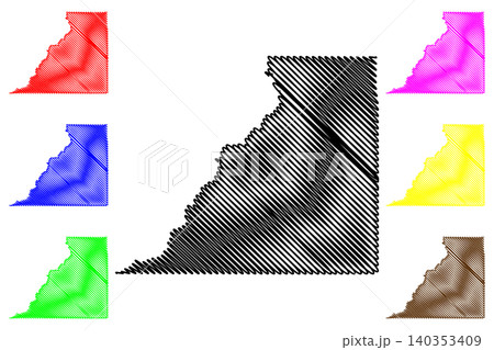 San Juan County, State of Utah (U.S. county, United States of America, USA, U.S., US) map vector illustration, scribble sketch San Juan map San Juan County, State of Utah (U.S. county, United States of America, USA, U.S., US) map vector illustration, scribble sketch San Juan map 140353409