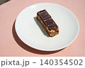 Chocolate bar with caramel and roasted peanuts 140354502