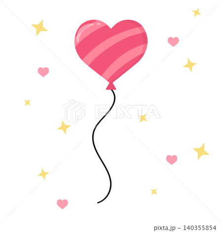 Heart balloon01 Heart balloon01 140355854