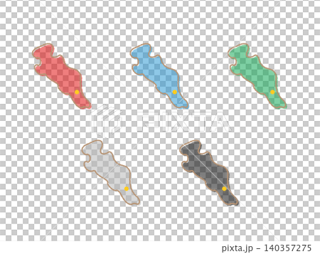 府庁入りデザイン地図_京都府_ずらしデザイン 府庁入りデザイン地図_京都府_ずらしデザイン 140357275