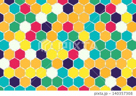 geometric hexagonal vector pattern geometric hexagonal vector pattern 140357308