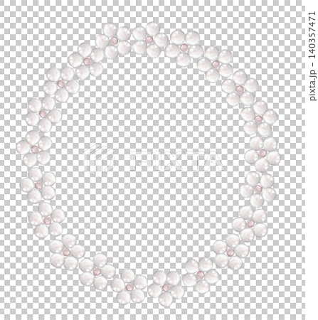 Oval frame formed from watercolor pearl beads. Hand painted decorative composition for invitations, greeting cards, stationery, scrapbook pages, wedding designs and wall art. Oval frame formed from watercolor pearl beads. Hand painted decorative composition for invitations, greeting cards, stationery, scrapbook pages, wedding designs and wall art. 140357471