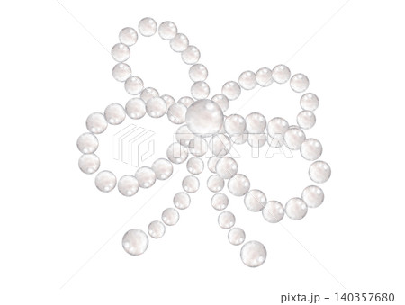 Watercolor pearl bow with large beads. Jewelry illustration for wedding invitations, greeting cards, stationery, packaging, labels, certificates and decorative layouts. Watercolor pearl bow with large beads. Jewelry illustration for wedding invitations, greeting cards, stationery, packaging, labels, certificates and decorative layouts. 140357680