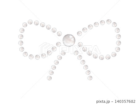 Watercolor pearl bow illustration with round pearl center. Jewelry inspired element for wedding invitations, greeting cards, stationery, packaging, menus, wrapping paper and floral projects. Watercolor pearl bow illustration with round pearl center. Jewelry inspired element for wedding invitations, greeting cards, stationery, packaging, menus, wrapping paper and floral projects. 140357682