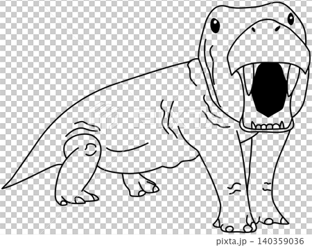 A stylized illustration of Inostrancevia from the Permian period. A stylized illustration of Inostrancevia from the Permian period. 140359036