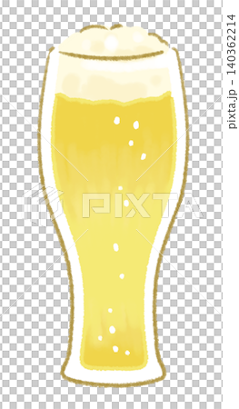 啤酒的例證在玻璃的 啤酒的例證在玻璃的 140362214