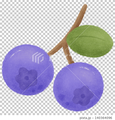 Cow and blueberries Cow and blueberries 140364096
