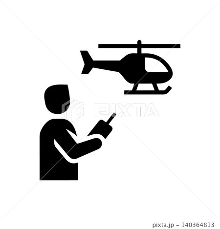 Controlling RC Helicopter Icon 140364813