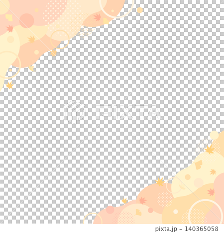Autumn Leaves Pastel Abstract Frame 1_Square 140365058