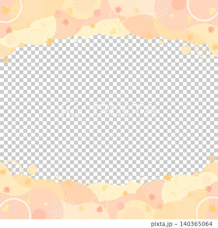 Autumn Leaves Pastel Abstract Frame 3_Square Autumn Leaves Pastel Abstract Frame 3_Square 140365064