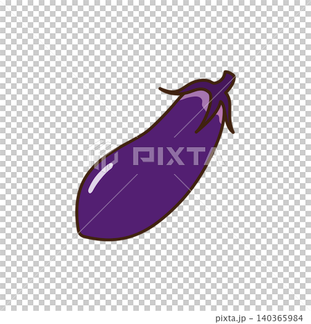 Simple and cute eggplant vector illustration Simple and cute eggplant vector illustration 140365984