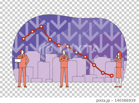 Recession and businessmen Recession and businessmen 140366939