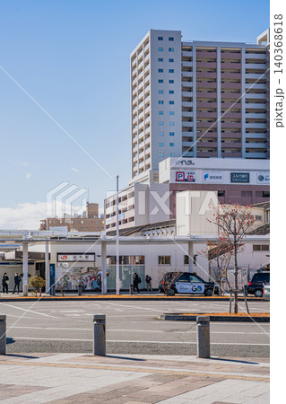 沼津市のJR沼津駅前の風景(静岡県) 沼津市のJR沼津駅前の風景(静岡県) 140368618