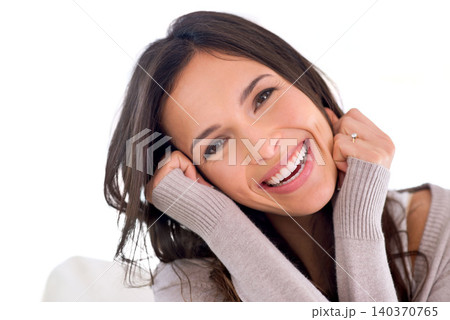 Home, natural beauty or portrait of happy woman with healthy face, wellness or skincare results. Relax, lady and confident female person with smile, glow or smooth skin with cosmetic dermatology Home, natural beauty or portrait of happy woman with healthy face, wellness or skincare results. Relax, lady and confident female person with smile, glow or smooth skin with cosmetic dermatology 140370765
