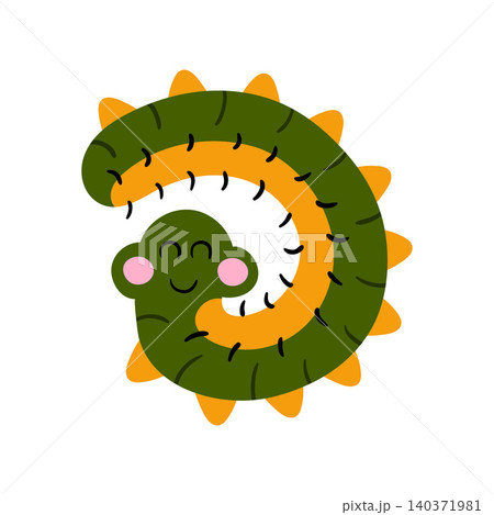 Beautiful fairytale insect vector illustration Beautiful fairytale insect vector illustration 140371981
