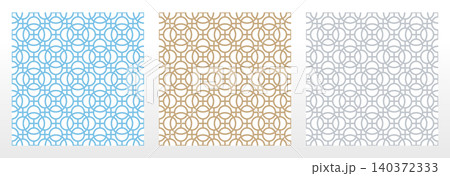 Set of abstract geometric patterns. Seamless vector backgrounds. Colored ornaments Graphic modern patterns Simple lattice graphic design Set of abstract geometric patterns. Seamless vector backgrounds. Colored ornaments Graphic modern patterns Simple lattice graphic design 140372333