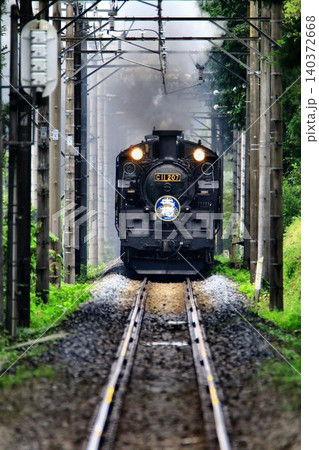 夏の鬼怒川路を力走する… 『SL大樹』C11207 140372668