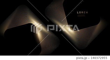 Vector illustration with a black background, modern abstract design. 140372955