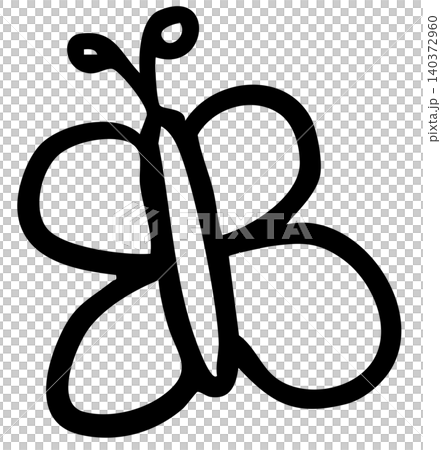 Hand drawn butterfly outline for kid colouring book, animal, pet, vet, tree, plants, icon, decorations, spring, summer, picnic, stickers, tattoo, fashion, print, card, clothing, accessory, garden Hand drawn butterfly outline for kid colouring book, animal, pet, vet, tree, plants, icon, decorations, spring, summer, picnic, stickers, tattoo, fashion, print, card, clothing, accessory, garden 140372960