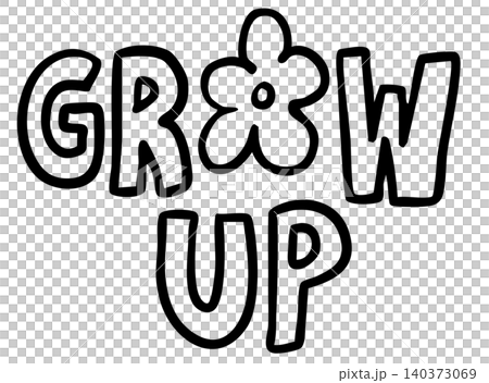Hand drawn GROW UP letters outline for kid colouring book, font, typography, text, message, flowers, gardening, tattoo, floral print, spring, summer, good old days, plants, tree, kids, children Hand drawn GROW UP letters outline for kid colouring book, font, typography, text, message, flowers, gardening, tattoo, floral print, spring, summer, good old days, plants, tree, kids, children 140373069