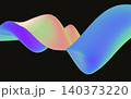 A serene abstract 3D scene with floating glossy forms and soft pastel gradients - 3d illustration 140373220
