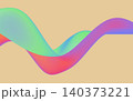 A serene abstract 3D scene with floating glossy forms and soft pastel gradients - 3d illustration 140373221