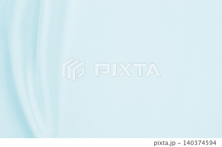 Smooth elegant blue silk or satin luxury cloth texture as abstract background. Luxurious background design Smooth elegant blue silk or satin luxury cloth texture as abstract background. Luxurious background design 140374594