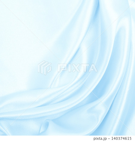 Smooth elegant blue silk or satin luxury cloth texture as abstract background. Luxurious background design Smooth elegant blue silk or satin luxury cloth texture as abstract background. Luxurious background design 140374615
