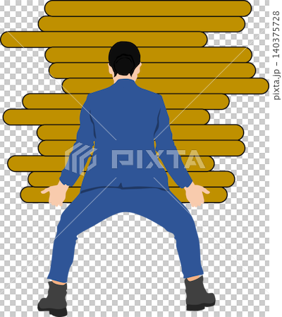 金策をするビジネスウーマンのイラスト 140375728