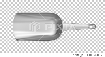 Empty metal scoop Empty metal scoop 140376017