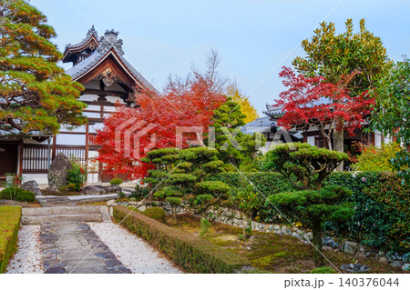 京都 天竜寺塔頭 慈済院の秋 京都 天竜寺塔頭 慈済院の秋 140376044